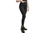 Urban Classics Donna - Leggings A Vita Alta A Righe Lucide - Xs
