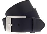 Vanzetti Pelle Cintura Denim Love 45Mm Full Leather Belt W95 Black Nero