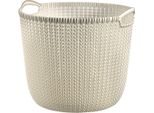 Cesto Curver Knit, 30 Litri, Crema, 39X30 Cm
