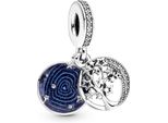 Pandora Ciondolo Charm Moments "Albero Nella Galassia"" Argento,"