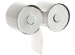 Authentics Kali Wc-Papierhalter, Toilettenrollenhalter FüR 2 Rollen, Kunststoff, Weiß, 1313478