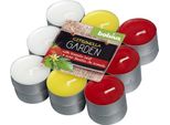 Candele Bolsius Tealight Citronella, Repellenti, Colori Assortiti, Tealight, Pomodoro, Conf. 18 Pz
