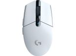 Logitech G G305 - Mouse - Ottico - 6 Pulsanti - Senza Fili - 2,4 Ghz - Ricevitore Wireless (Usb) - Bianco (910-005292)