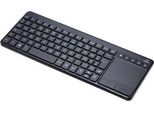 Renkforce MT-1006 Touchpad Wireless, Tastiera Wireless Tedesca, Qwertz, Windows® Black Touchpad Integrato, Tasti Del Mouse, Mul