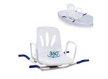 Sedia Da Doccia Girevole Sedile Da Vasca Per Anziani Mobiclinic Girevole A 360º, Sedia Da Doccia Girevole Sedia Da Doccia Con Braccioli E Schienale Lago Regolabile