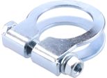 Collettore A Morsetto Zincato 28 Mm Per Simson S50, S51, S53, S70, S83, SR50, SR80, Schwalbe, Sperber, Habicht, Star