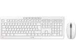 Cherry Stream Desktop - Set Tastiera E Mouse - Senza Fili - 2,4 Ghz - Tedesco - Interruttore A Chiave: Cherry Sx - Grigio Chiaro