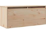 Vidaxl Wandschrank 80X30X35 Cm Massivholz Kiefer
