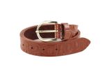 Vanzetti Pelle Cintura Slim Belt W85 Cognac Marrone