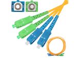 Extralink SC/APC-SC/UPC Patchcord Monomodale, Simplex, G652D, 3 Mm, 1 M