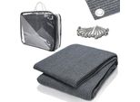 Fiqops Tappeto Tenda Tappeto Tenda Tappeto Attrezzatura Tenda Tarpaulin Impermeabile Outdoor Campeggio Tappeto Tenda Pavimento Picnic Coperta Tenda Sottostrato Caravan 250X250Cm