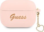 Guess Guaplschsp Airpods Pro CoverróżOwy/ Fascino In Silicone Rosa Collezione Cuore