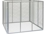 Compostiera Wiltec 100 X 100 X 80 Cm, Compostiera Da Giardino In Rete Metallica, Contenitore Per 800 Litri Di Compost, Compostiera Organica Per Rifiuti Organici
