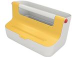 Contenitore Mobile Cosy In Plastica Abs Grigio Chiaro/Giallo Confezione Da 3