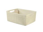 Cesto Curver Jute M, 12 Litri, Crema, 36X28X15 Cm