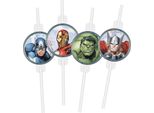 Procos Avengers Infinity Stones 4 Trinkhalme