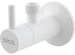 Alcadrain Eckventil Mit Einem Filter 1/2"×3/8"", Rund, Weiß"