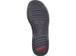 Rieker Sandalo Da Donna In Pelle Con Fibbia E Velcro 64561, Misura:37 Eu, Colore:Nero