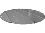 Safedeluxe® Telo Rotondo Per Piscina Senza Pali (Diametro Del Telo = 420 Cm, Antracite RAL7016) Telo Avvolgibile Telo Per Piscina In Telone Da Camion