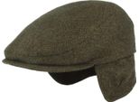 Berretto Piatto Bullani Con Copriorecchie 100% Cashmere