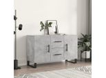Vidaxl Credenza Grigio Cemento 100X36X60 Cm Materiale A Base Di Legno