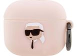 Karl Lagerfeld Kla3Runikp Copertura Airpods 3 RóżOwy/Silicone Rosa Karl Head 3D