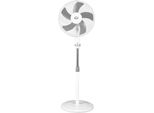 Dcg Eltronic Ventilatore 40Cm 5 Pale VE1640 Grigio E Bianco Auto Oscillante