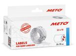 Meto 30007366 Etichette Meto Per Etichettatrici Di Prezzo, 32 X 19 Mm, Bianco