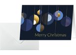 Sigel DS088 25 Sigel Weihnachtskarten Graphic Christmas Balls Din A6