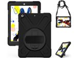 Estuff - Cover Posteriore Per Tablet - Silicone, Policarbonato - Nero - 10,2" - Per Apple Ipad 10,2"" (9A Generazione)"