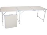 Tavolo Da Campeggio Fch Tavolo Da Giardino Pieghevole In Alluminio Portatile 180 X 60 X 70 Cm