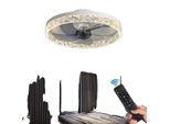 Ventilatore A Soffitto, Telecomando, Led Dimmerabile, Bianco, App Con Rc Dimmerabile