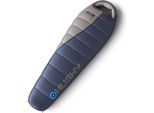 Husky Mummia Sacco A Pelo Ember 2024 -15°C-220 Cm-Blu Con Grigio
