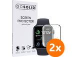 Solidale! Pellicola Protettiva Per Apple Watch Se 2022 (44 Mm) In Vetro Temperato - Duopack