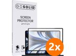 Solidale! Pellicola Protettiva Per Macbook Air M2 13,6 Pollici In Vetro Temperato - Duopack