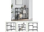The Living Store Consolle Grigia Sonoma 80X29X75 Cm In Materiale Ligneo