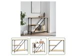 The Living Store Consolle In Rovere Sonoma 88,5X30X75 Cm Materiale In Legno