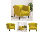 The Living Store Poltrona In Velluto Giallo