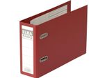 Elba 100022637 Cartella Rado Plast Din A5 Orizzontale, Larghezza Dorso: 75 Mm, Rosso