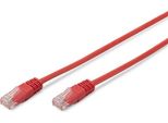 Digitus Cavo Patch Premium, Cat. 5E, U/Utp, 3,0 M, Rosso
