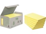 Post-It® 6551B Appunti Per Il Riciclo - 126 X 76 Mm, Giallo Pastello, 6 X 100 Fogli