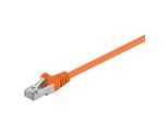 Goobay 95209 Cavo Patch Cat 5E, Sf/Utp, Arancione, 0,25 M - Miscela Di Rame Cca