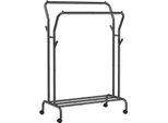Appendiabiti Con Ruote 155 Cm, Mobile, Carico Massimo 100 Kg. Carico 100 Kg