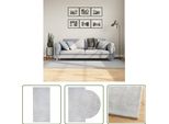 The Living Store Tappeto Huarte A Pelo Corto Morbido E Lavabile Grigio 100X200 Cm