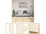 The Living Store Tappeto Huarte A Pelo Corto Morbido E Lavabile Crema 100X200 Cm