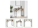 The Living Store Consolle Con Ripiano In Rovere Sonoma 75X30X75Cm Materiale A Base Di Legno