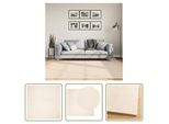 The Living Store Tappeto Huarte A Pelo Corto Morbido E Lavabile Beige 200X200 Cm