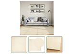 The Living Store Tappeto Huarte A Pelo Corto Morbido E Lavabile Crema 200X200 Cm