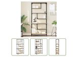 The Living Store Libreria Rovere Sonoma 81X36X176 Cm Materiale In Legno