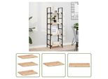 The Living Store Mensole Galleggianti 3 Pezzi 60X30X2 Cm In Legno Massiccio Di Acacia Non Trattato